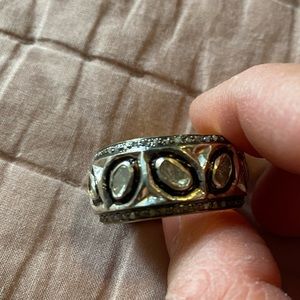 Handmade Rosecut Diamond Polki Ring